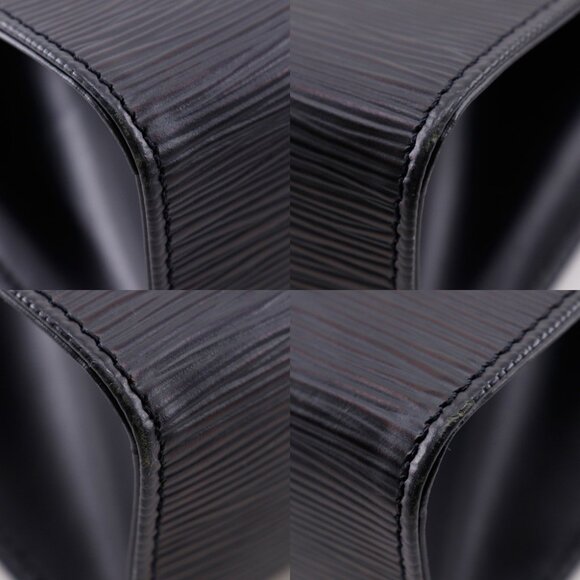 LOUIS VUITTON Dinar Shoulder Bag M52022 Noir black Epi Leather Women - Picture 4 of 12